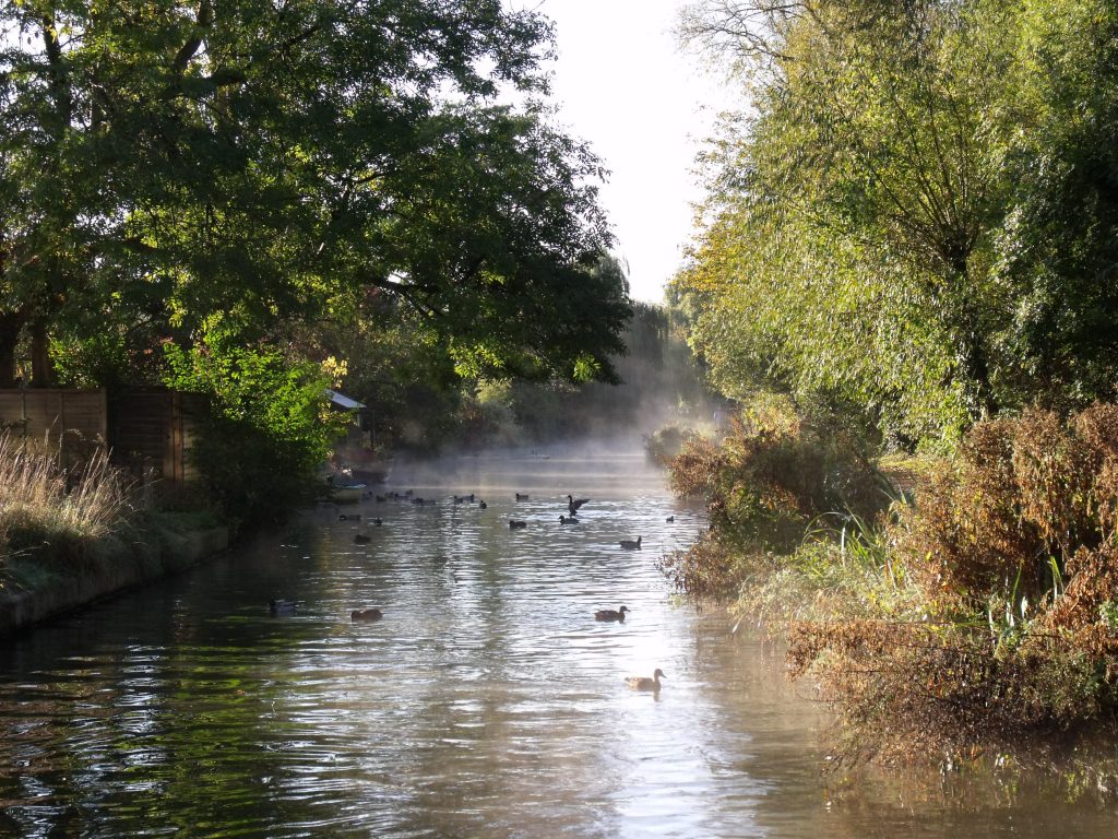 Mist on Oxford Canal