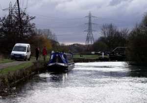 British waterways van and narrowboat